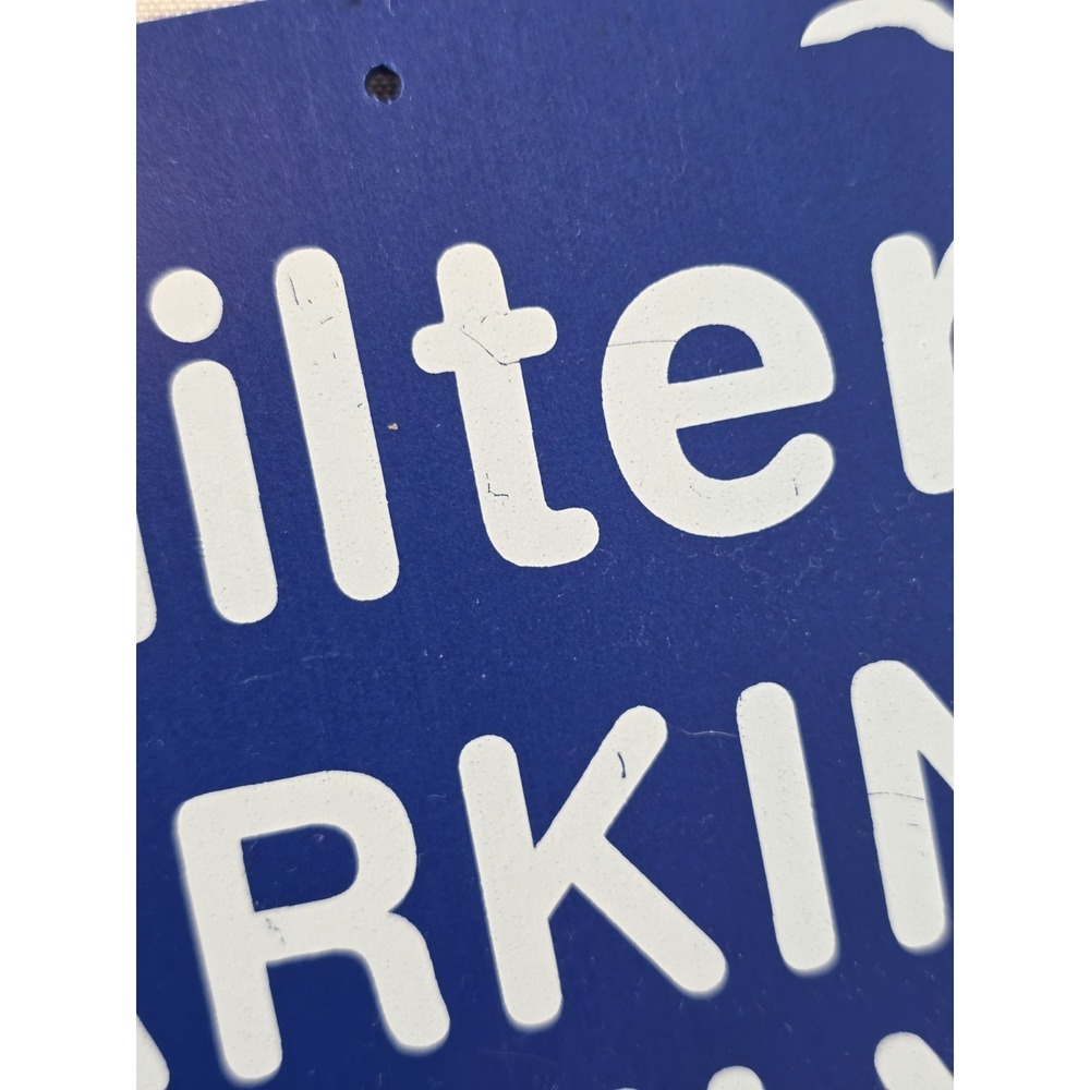 Quilter Parking Sign‎ Blue Quilter Parking Only All Others Will Be Basted & Tied - Picture 3 of 5